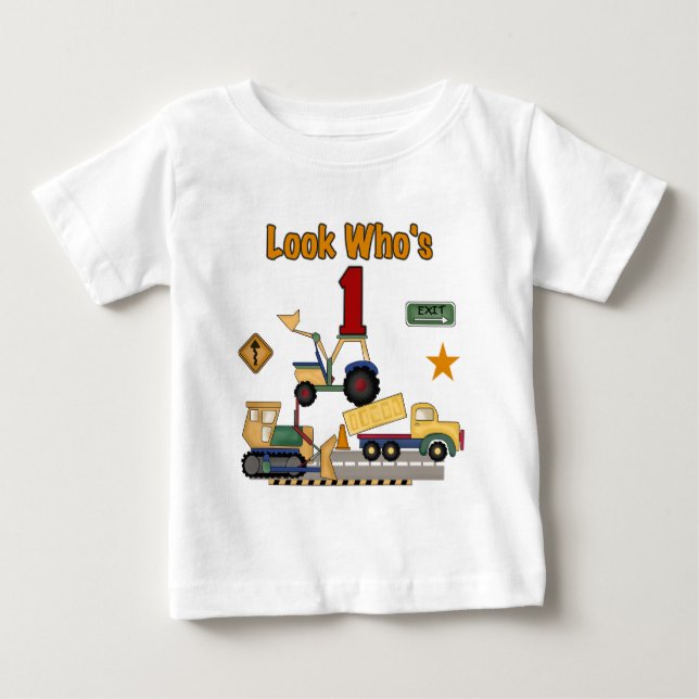 Camisetas del cumpleaños de los vehículos de la (Anverso)