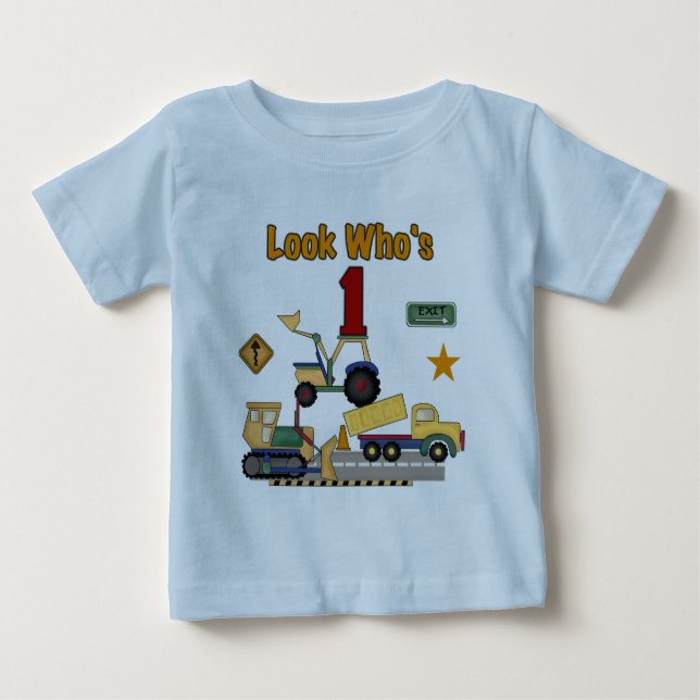 Camisetas del cumpleaños de los vehículos de la (Anverso)