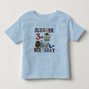 Camisetas del cumpleaños del bateador del béisbol