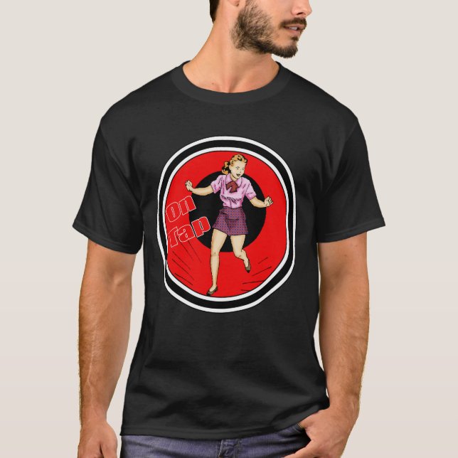 Camisetas del desgaste de la danza de golpecito (Anverso)