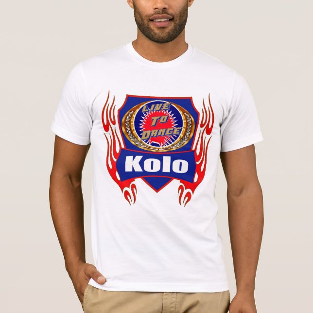 Camisetas del desgaste de la danza de Kolo (Anverso)