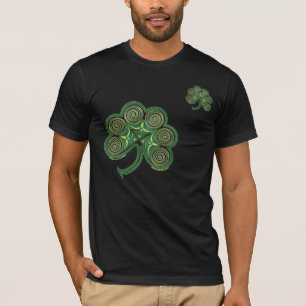 Camisetas del día de St Patrick - trébol espiral