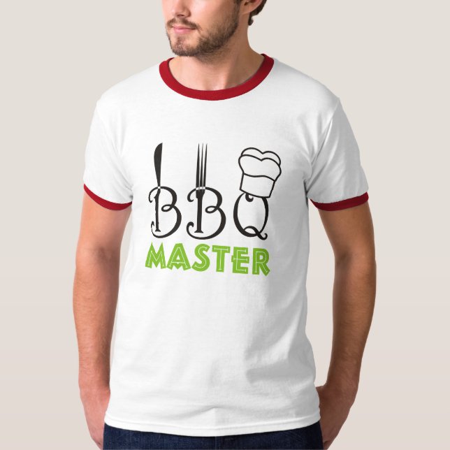 Camisetas del Día del Padre Maestro de Bbq (Anverso)