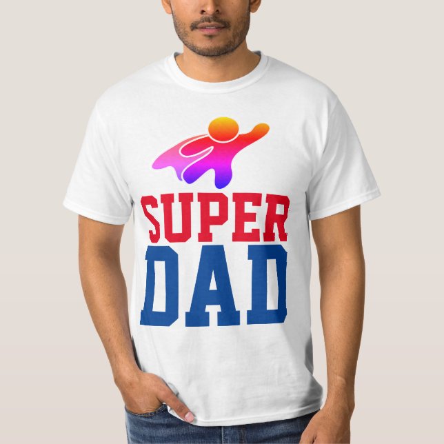 Camisetas DEL DÍA DEL PADRE SUPER SUPERHERO (Anverso)