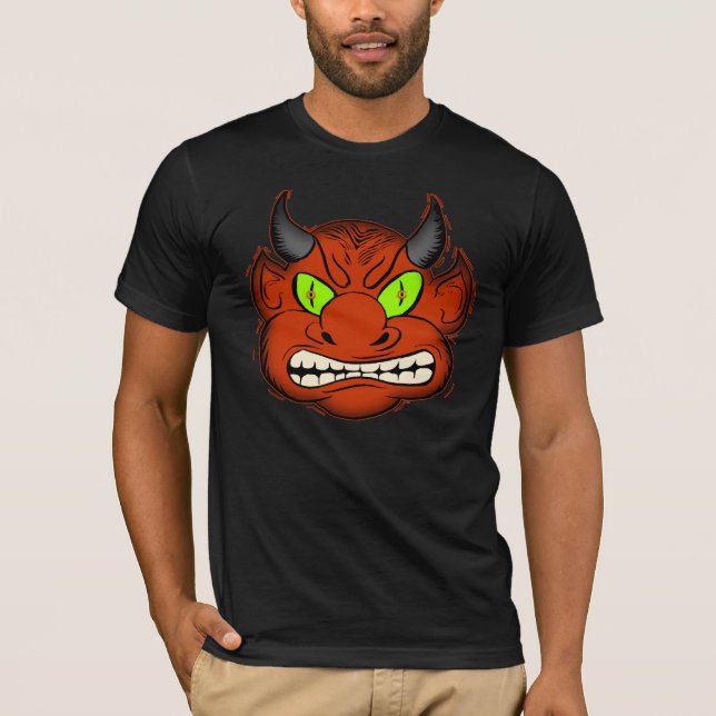 Camisetas del diablo de Halloween (Anverso)