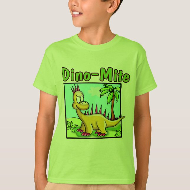 Camisetas del dinosaurio de los niños y regalos (Anverso)