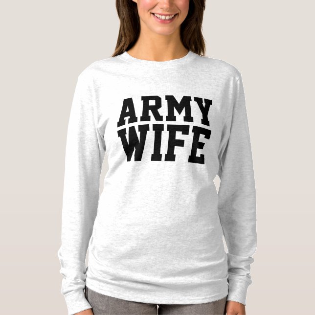 Camisetas del EJÉRCITO WIFE (Anverso)