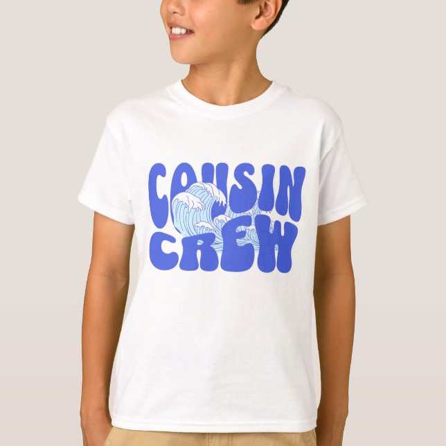 Camisetas del equipo de primos para los niños que  (Anverso)