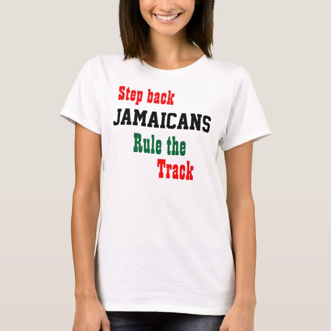 Camisetas del equipo de sprint de Jamaica (Anverso)