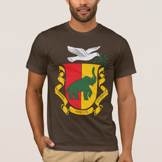 Camisetas del escudo de armas de Guinea 1958) (