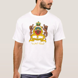 Camisetas del Escudo de Armas de Marruecos
