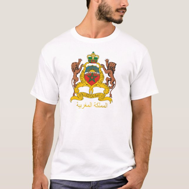 Camisetas del Escudo de Armas de Marruecos (Anverso)