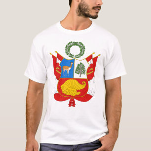 Camisetas del escudo de armas de Perú