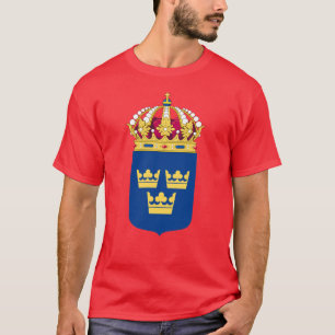 Camisetas del Escudo de Armas de Suecia