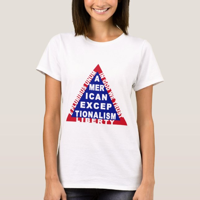 Camisetas del Exceptionalism (Anverso)
