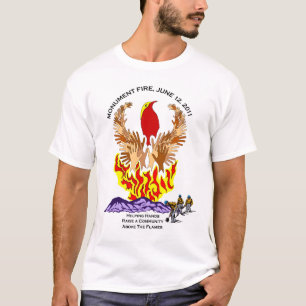 Camisetas del fuego y de la inundación del