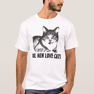 Camisetas del gato para los hombres - gatos reales