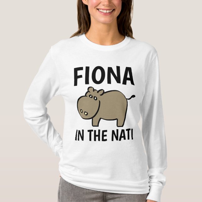 Camisetas del HIPOPÓTAMO de FIONA CINCINNATI (Anverso)