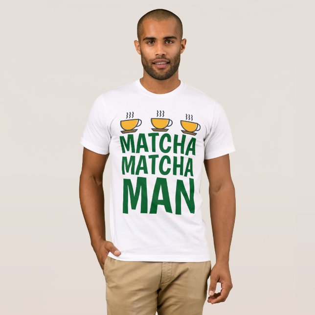 Camisetas del HOMBRE de MATCHA (Anverso completo)