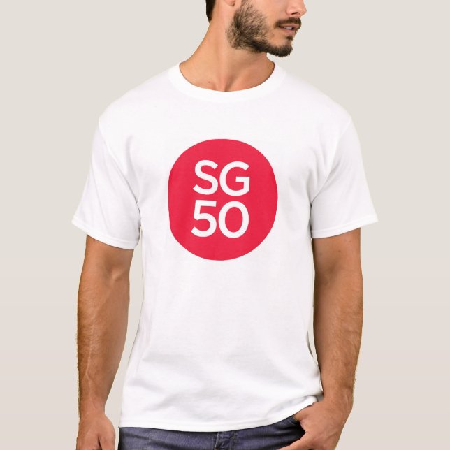 Camisetas del hombre SG50 (Anverso)