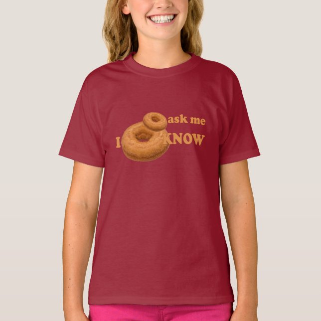 Camisetas del humor de donut - elegir estilo, colo (Anverso)