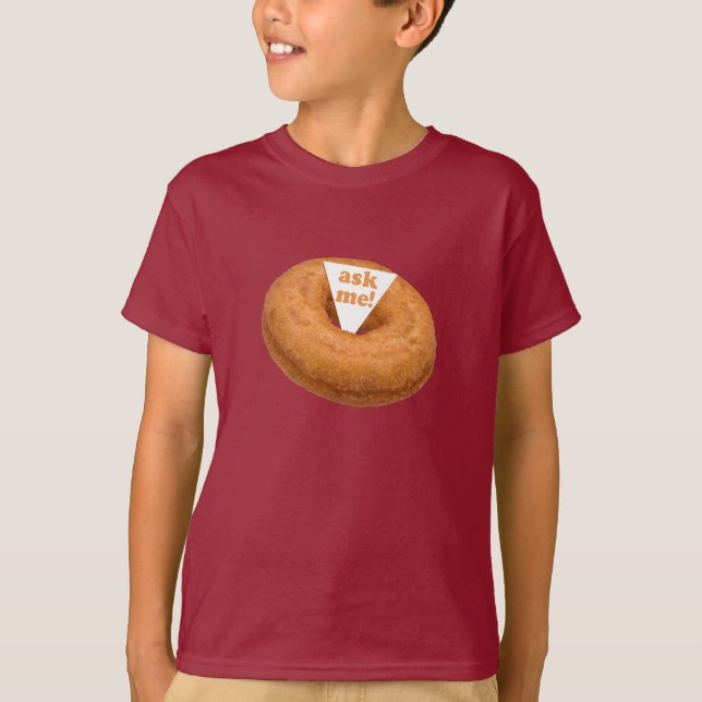 Camisetas del humor de donut - elegir estilo y col (Anverso)