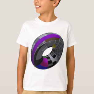 Camisetas del humor del friki, tubo de la tarjeta