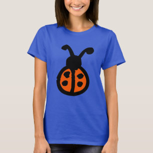 camisetas del insecto de la señora del doodle