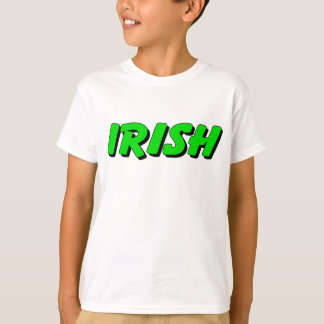Camisetas del irlandés de los niños