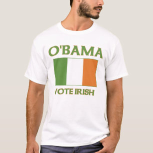 Camisetas del irlandés del voto de Obama