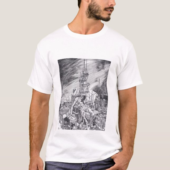 Camisetas del laboratorio de Frankenstein (Anverso)