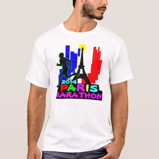 Camisetas del maratón de París (Anverso)