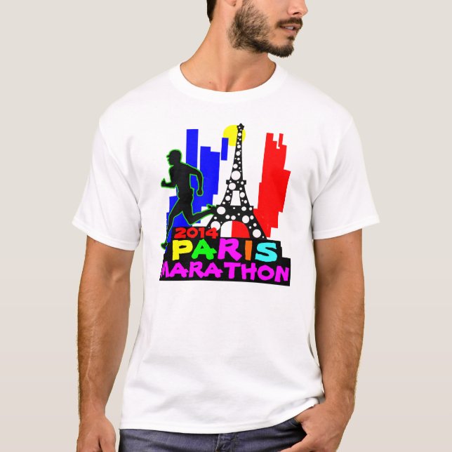 Camisetas del maratón de París (Anverso)