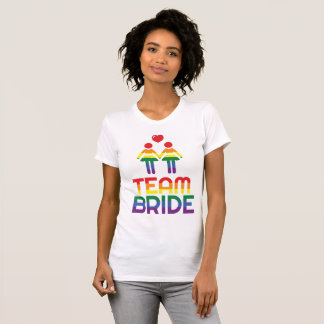 Camisetas del matrimonio homosexual del arco iris