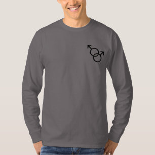 Camisetas del mismo sexo del amor de los hombres