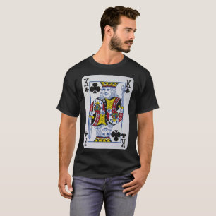 Camisetas del naipe de rey Clovers (clubs)