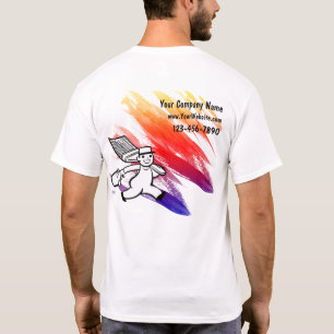 Camisetas del negocio del pintor