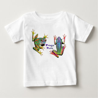Camisetas del niño de la regla de las ranas