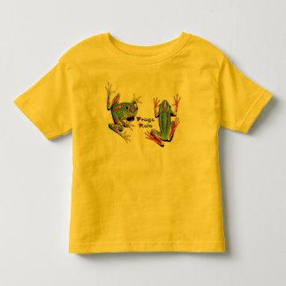 Camisetas del niño de la regla de las ranas