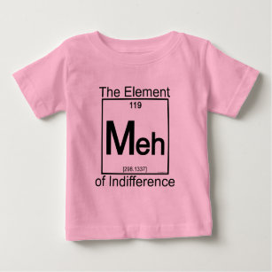 Camisetas del niño del elemento MEH
