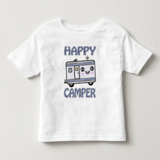 Camisetas del niño del remolque de campista