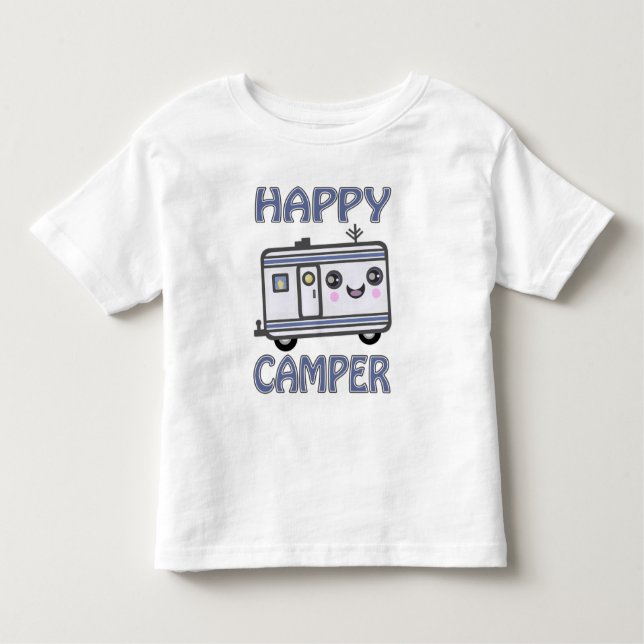 Camisetas del niño del remolque de campista (Anverso)