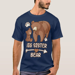 camisetas del oso de la hermana mayor, camiseta de