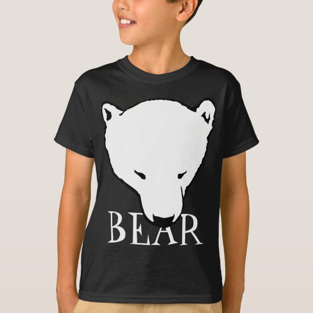 Camisetas del oso del bebé del niño de la camiseta (Anverso)