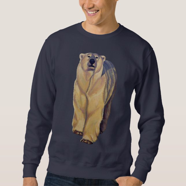 Camisetas del oso polar del camisetas del arte del (Anverso)