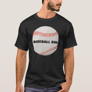 Camisetas del papá del béisbol