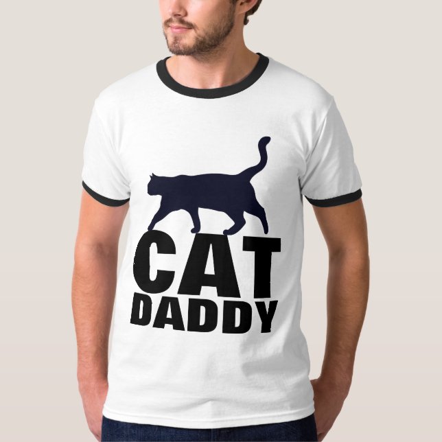 Camisetas del PAPÁ del CAT (PAPÁ) (Anverso)