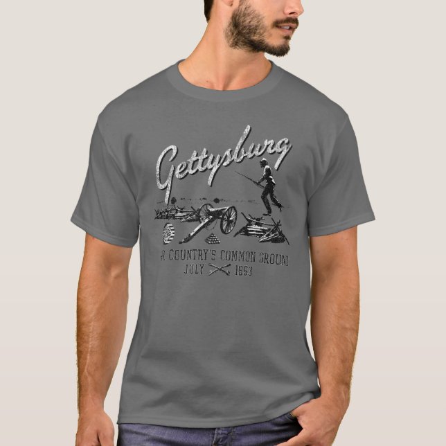 Camisetas del parque de Gettysburg (Anverso)