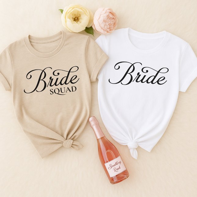 Camisetas del partido personalizado | Bridesmaid S (bride team shirt, bride team sweatshirt, personalized bride shirt, custom bride squad shirt,)