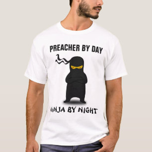 Camisetas del pastor del predicador